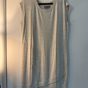 Athleta Gray T-Shirt Dress